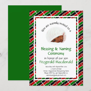 BEZEICHNUNGSZEREMONIE   Kenia-Flagge   FOTO Einladung