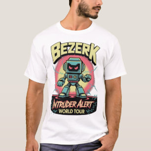 Bezerk Intruder Alarm Welt-Tour Retro-Arcade T-Shirt
