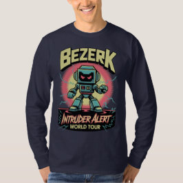 Bezerk Intruder Alert World Tour Retro Arcade  T-Shirt