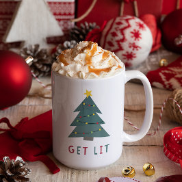 Beziehen Sie Lit | Weihnachten Zweifarbige Tasse