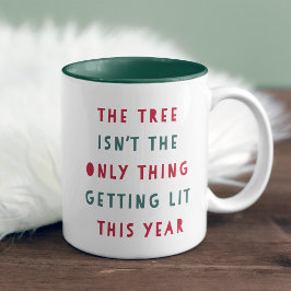 Beziehen Sie Lit | Weihnachten Zweifarbige Tasse