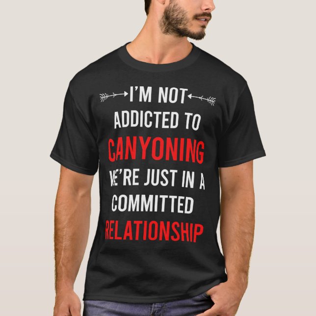 Beziehung Canyoning Canyoneering T-Shirt (Vorderseite)