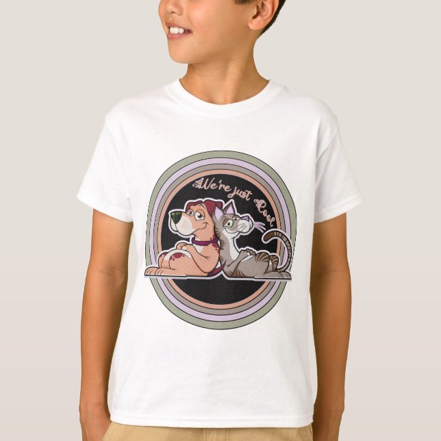 Beziehung zwischen Hunde und Katzen T-Shirt (Vorderseite)