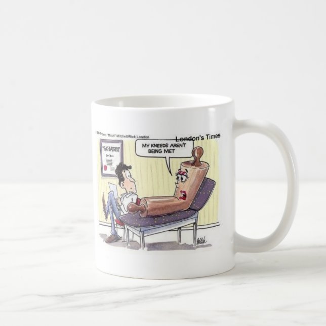 Beziehungen/Psychologie Cartoon Witzige Geschenke Kaffeetasse (Rechts)