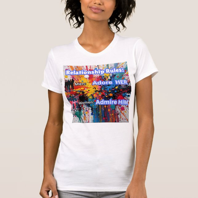 Beziehungsregeln T-Shirt (Vorderseite)