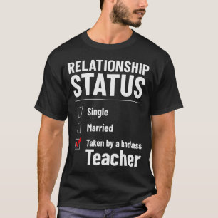 Beziehungsstatus Single Vergeben Lehrer Lustig Val T-Shirt