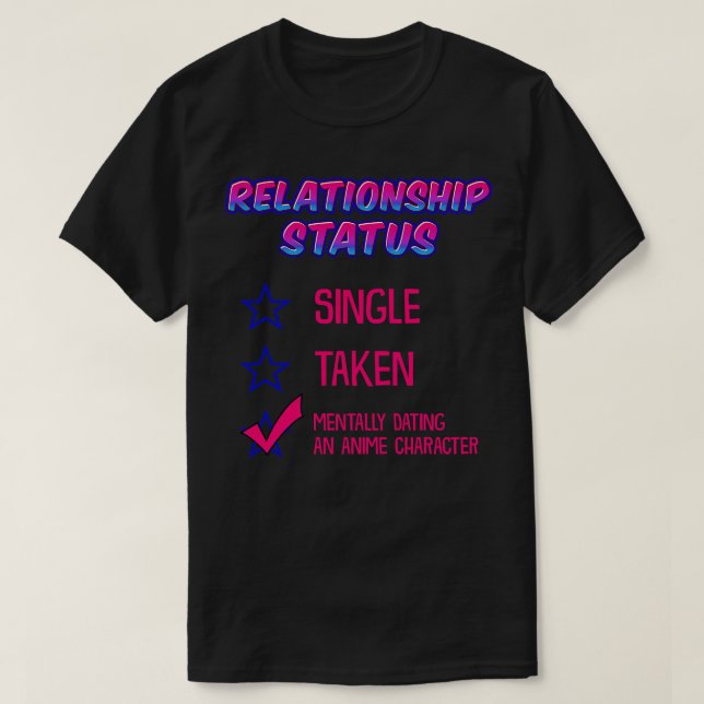 Beziehungsstatus Verabrede Zeichen 3 T-Shirt (Design vorne)