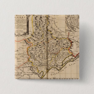 Beziers Frankreich Button