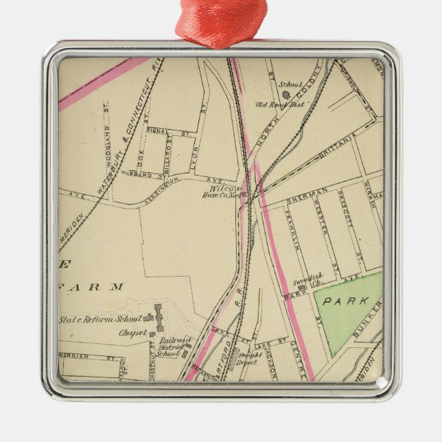 Bezirk 15, New-Haven Silbernes Ornament (Vorne)