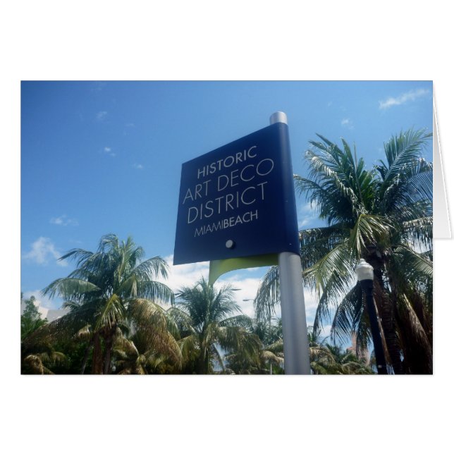 Bezirk Miami Art Deko (Vorderseite (Horizontal))