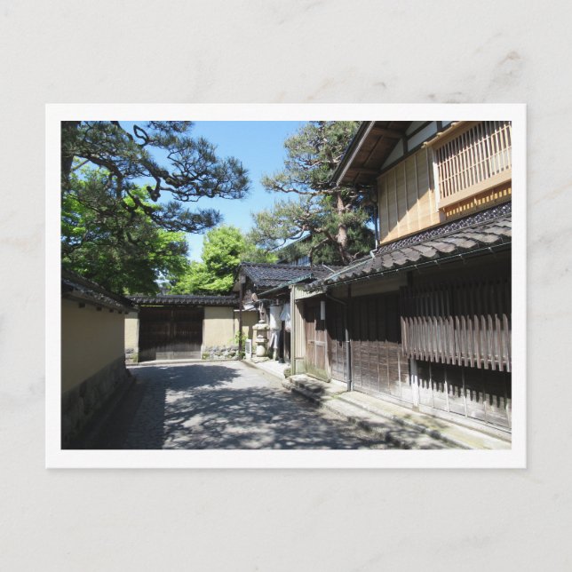 Bezirk Nagamachi Samurai: Kanazawa Postkarte (Vorderseite)