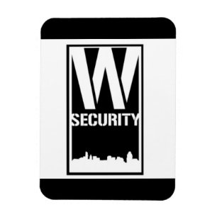 Bezirk-Sicherheits-Rechteck-Magnet Magnet