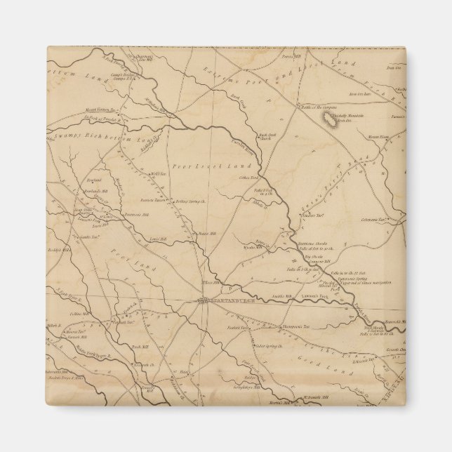 Bezirk Spartanburgh, South Carolina Magnet (Vorne)