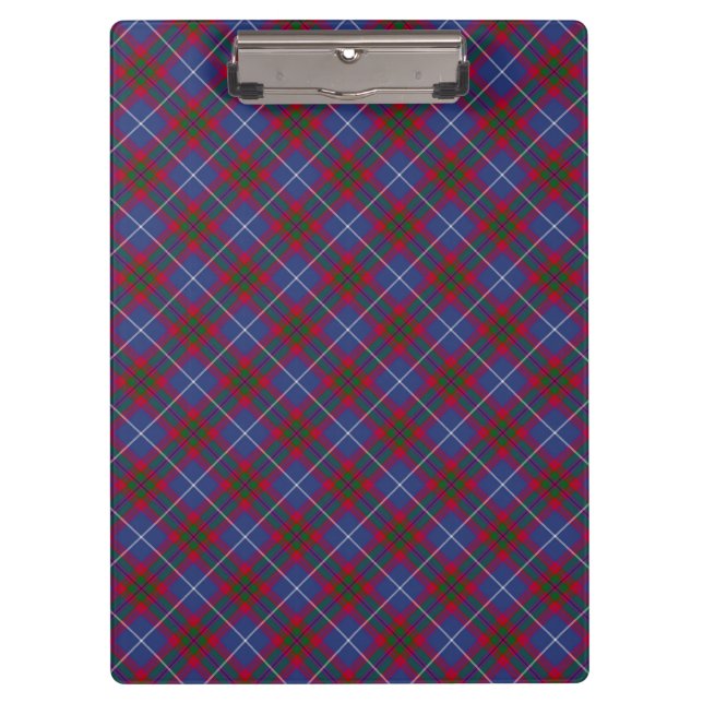 Bezirk Tartan Clipboard Klemmbrett (Vorderseite)