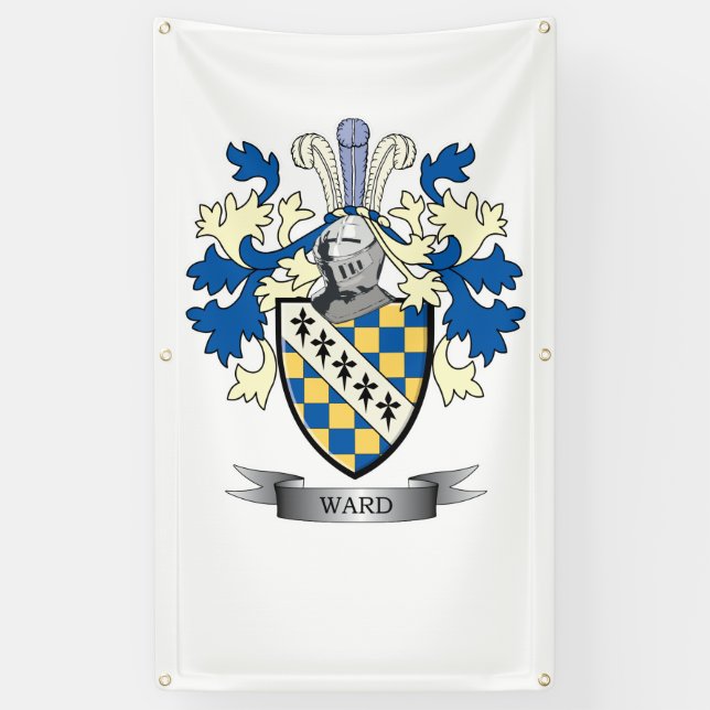 Bezirk-Wappen Banner (Vertikal)