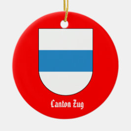 Bezirk Zug*, die Schweiz-Weihnachtsverzierung Keramik Ornament