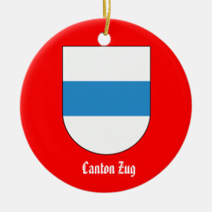 Bezirk Zug*, die Schweiz-Weihnachtsverzierung Keramik Ornament