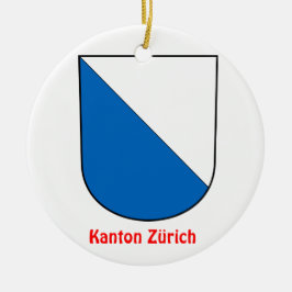 Bezirk Zürich* Weihnachtsverzierung Keramikornament