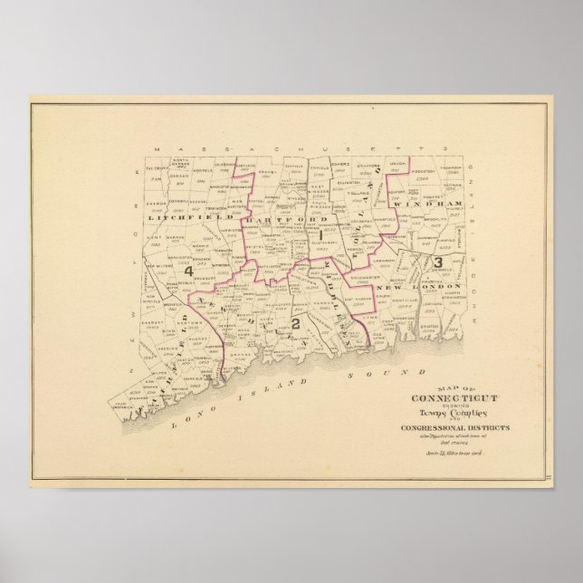 Bezirke des Kongresses Poster (Vorne)