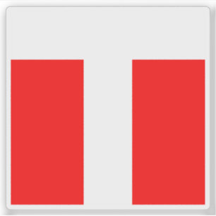 Bezirksflagge Konolfingen, Schweiz Aufkleber