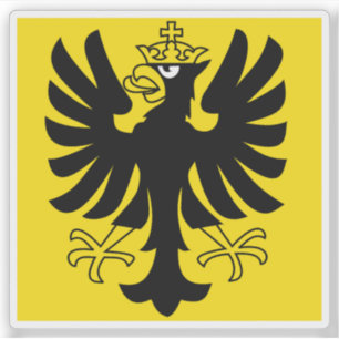 Bezirksflagge Oberhasli, Schweiz Aufkleber