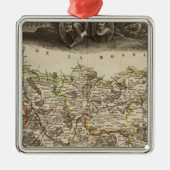 Bezirksgrenzen Ornament Aus Metall (Vorne)