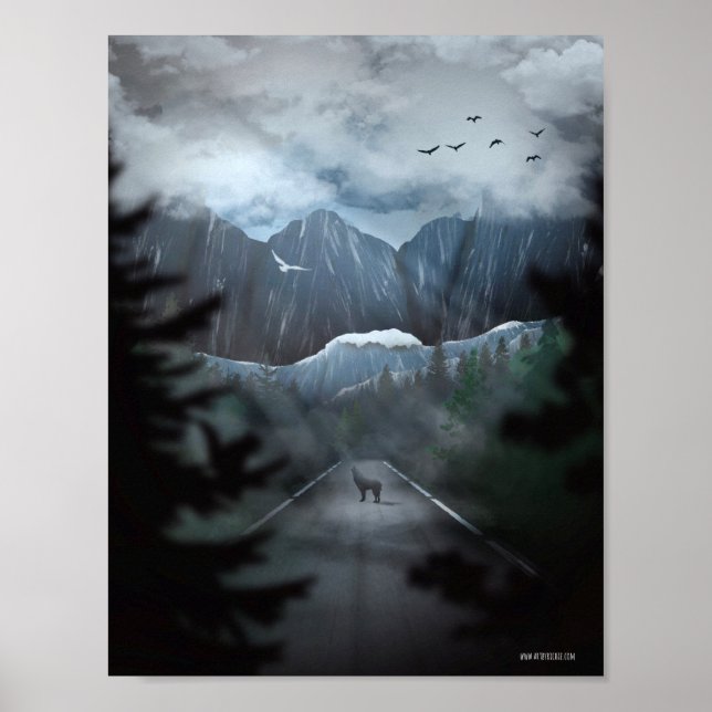 Bezugsfarbe Nr. 4 der Nordpol-Artik Poster (Vorne)