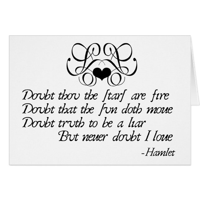 Bezweifeln Sie nie Ophelia (Vorderseite (Horizontal))