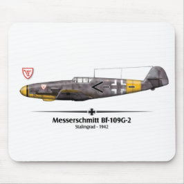 Bf-109G-2 - Luftwaffe - Schlacht von Stalingrad - Mousepad