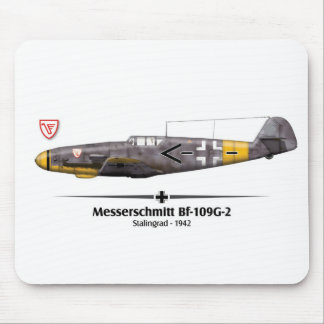 Bf-109G-2 - Luftwaffe - Schlacht von Stalingrad - Mousepad