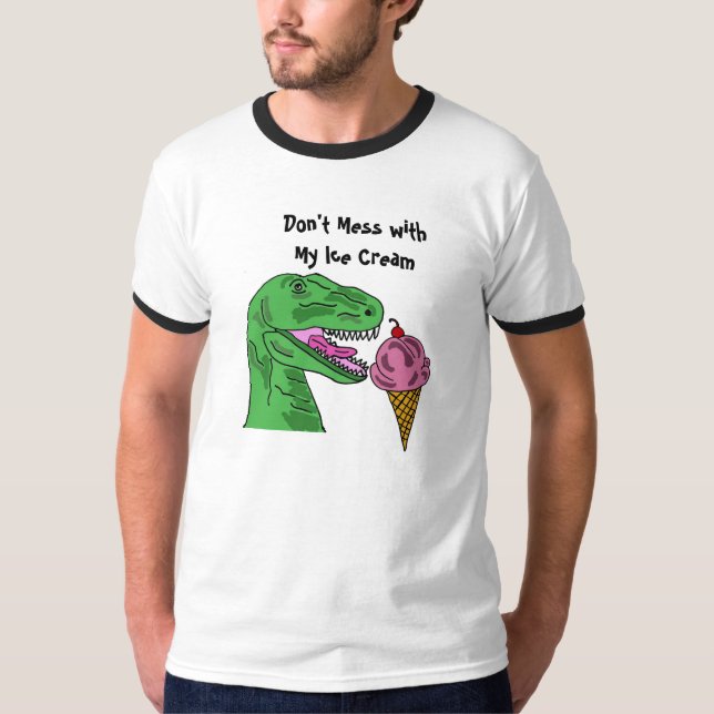 BF, T-Rex mit Eiscreme-T - Shirt (Vorderseite)