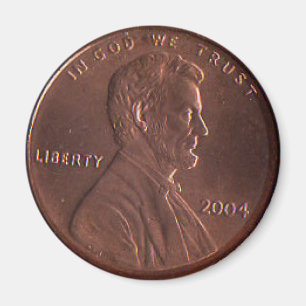 BF, viel Glück-Penny-Magnet Magnet