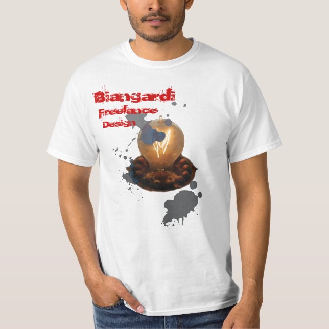 BFD Shirt-"Glühlampe-Logo " T-Shirt (Vorderseite)