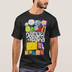 BFDI Poster Black Relaxed Fit T - Shirt