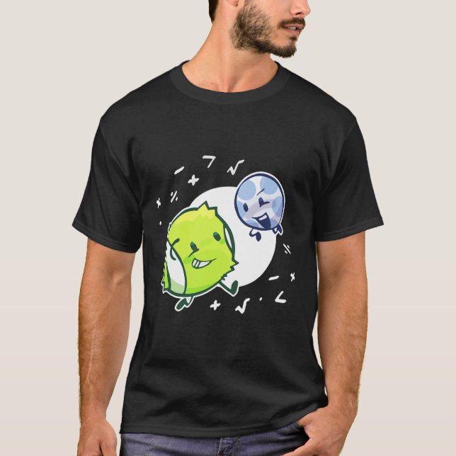 Bfdi Tennis Ball und Golf Ball Duo Matte T-Shirt (Vorderseite)