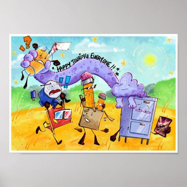 BFDI X II MEETUP  POSTER (Vorne)