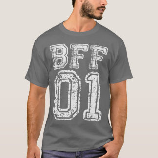 BFF 01 Beste Freundin passende Outfits vintage T-Shirt