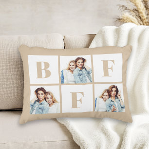 BFF 3 Foto Beste Freunde Beige Akzentkissen Dekokissen