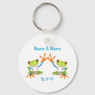 BFF Best Friends Forever Frogs Keychain Schlüsselanhänger