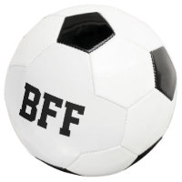 BFF, Best Friends Forever Fußball Schwarz Weiß