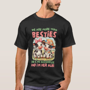 BFF beste Freunde Kuh Liebhaber Süße Wir sind mehr T-Shirt