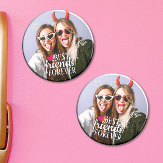 BFF-Foto Beste Freundinnen für immer modern Magnet