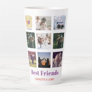BFF Foto-Collage-Geschenk Erdnussbutter-Marmeladen Milchtasse