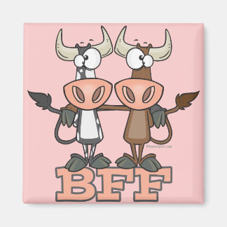 BFF Kuh beste Freunde für immer Kumpels Magnet