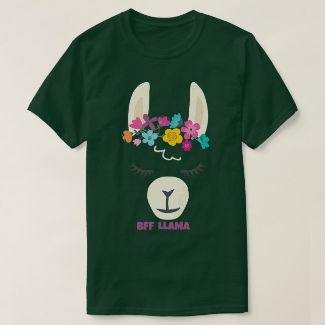 BFF LLAMA Birthday T-Shirt (Design vorne)