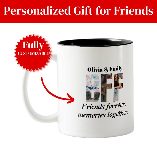 BFF Photo Mug – Personalized Gift for Friends Mattglastasse (BFF Photo Mug Personalized Gift for Friends)