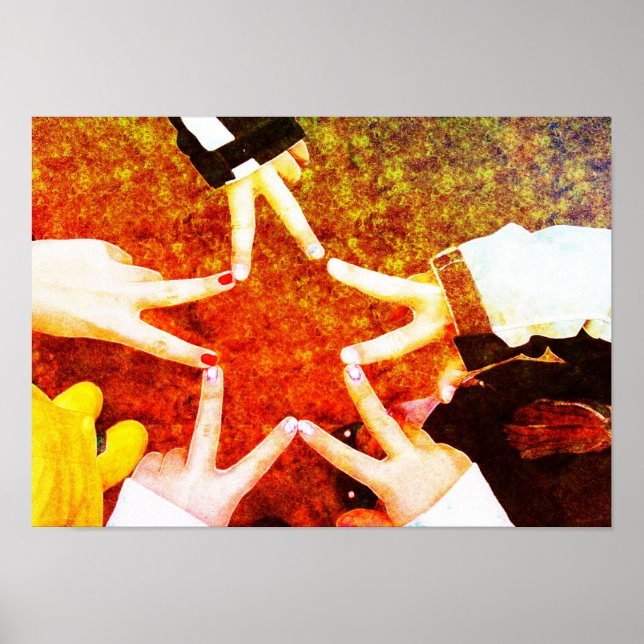 BFF Star Hands Poster (Vorne)