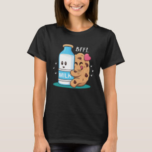 BFFL Best Friend 4 Life Biscuit Hugging Milk ON BA T-Shirt