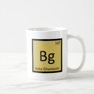 Bg - Baba Ghanoush Vorspeise Chemie Symbol Tasse