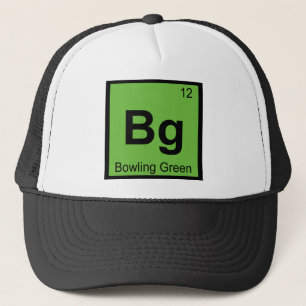 Bg - Bowling Green Kentucky Chemie-Symbol Truckerkappe